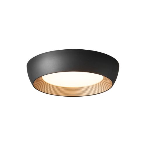 PLAFON CIRCULAR NEGRO 50CM LED 26W DIMERIZABLE